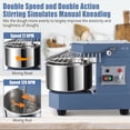 thumbnail image 2 of Commercial Dough Mixer 10.5Qt, 650W Dual Rotating Dough Kneading Machine with Stainless Steel Bowl, Security Shield & Timer, Heavy-Duty Commercial Stand Mixer for Bakeries Pizzeria, 2 of 7