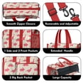 thumbnail image 3 of Teacher Tote Bag,Red Dinosaur Silhouette Pattern Teacher Utility Tote Bag,Large Work Tote Bags for Women with Multiple Pockets,Top Zipper Closure,13.8x10.6x6.7 Inch, 3 of 5