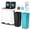 White, variant on Home Zone Living 16 gal Kitchen Garbage Can with Cleanaura Pack, Stainless Steel, White