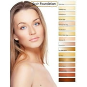 Glam Air Water-Based Makeup Foundation Satin S8 Summer Tan Airbrush Makeup Lasting All Day - 0.25 Oz Bottle