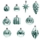 thumbnail image 2 of Xihbxyly 12 Adornos Navideños para Árbol de Navidad, Bolas de Plástico Brillantes, Reutilizables, para Colgar En El Árbol, Ideales para Oficinas, Hoteles y Mansiones. Juego de 12., 2 of 4