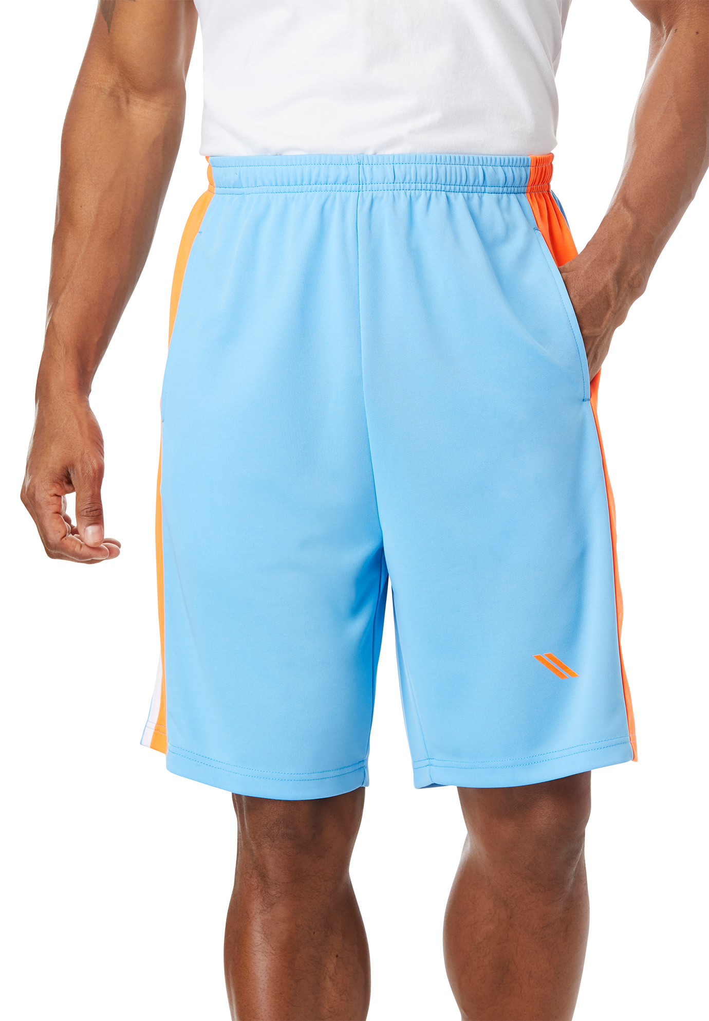 KingSize KS Sport Mens Big /& Tall Performance Mesh Side Panel Shorts