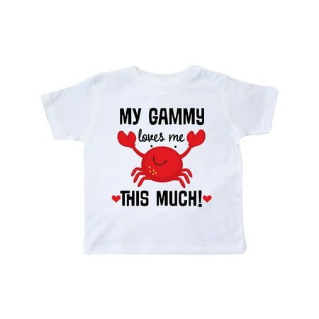 

Inktastic Gammy Loves Me Grandchild Gift Gift Toddler Boy or Toddler Girl T-Shirt