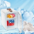 2in1 Mini Fridge 4L Small Mini Bar With Cool And Heat Function Portable