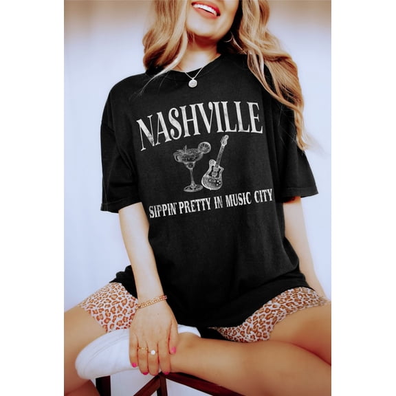 Nashville Shirt, Girls Trip Shirts, Cute Nashville Tee, Concert Shirt, Music City Shirt, Nashville Bachelorette, Western Trip