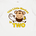 thumbnail image 4 of Inktastic Little Monkey 2nd Birthday Boy Boys Baby T-Shirt, 4 of 5