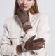 thumbnail image 4 of Guantes cálidos para damas con temperamento elegante, guantes de terciopelo con lazo para protección contra el frío, guantes de invierno, mitones para mujer, 4 of 5