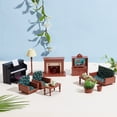 thumbnail image 6 of 2 Sets Dollhouse Furniture Set Miniature Furniture Mini House Accessories Decoration Mini Piano Mini Sofa for Dollhouse Decor Home, 6 of 6