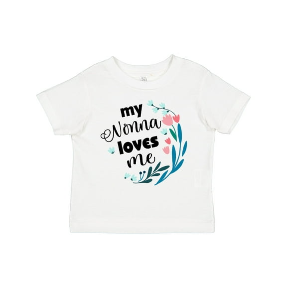 Inktastic My Nonna Loves Me for Girls Granddaughter Girls Toddler T-Shirt
