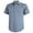 02 Light Gray, variant on Mens Pearl Snap Solid Western Cowboy Button Up Dress Short Sleeve Work Shirts Barrier Reef Medium