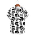 thumbnail image 4 of Nuevas camisas hawaianas con girasoles para verano 2023, camisas de playa con estampado 3D, ropa vintage informal, blusa con solapa para mujer, camisa lisa, 4 of 5
