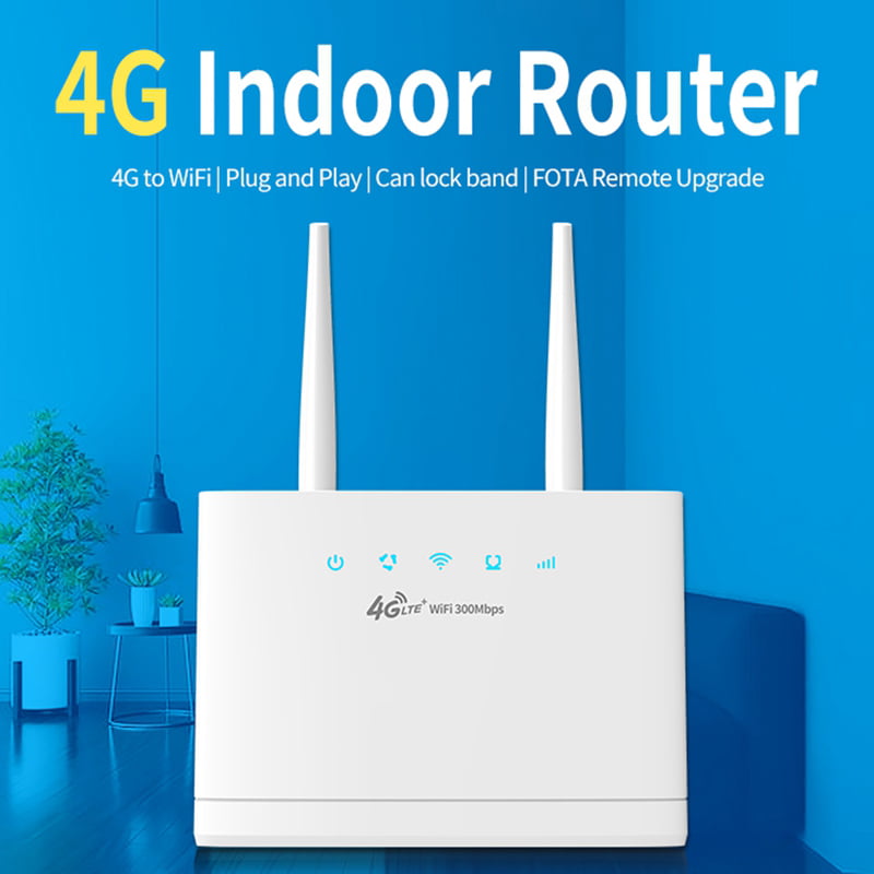 週末限定直輸入♪ 4G LTE CPE Router, Stable Connection AC 100240V Plug Wireless  Router High Signal Strength for Desktop Computer for Monitor US Plug 