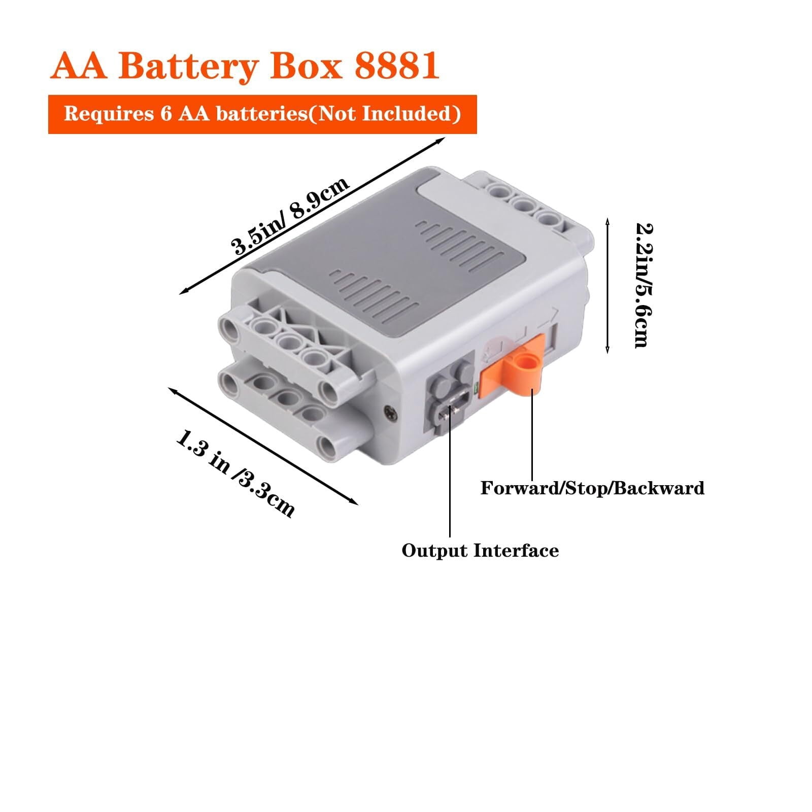 5-in-1 Power Function Motor Kit for M Motor, Battery Box, 2.4G Receiver & Remote Control - Includes Building Block Tool Kit: Brick Separator, Hammer, Block Pliers