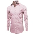 thumbnail image 2 of FashionOutfit Men's Regular Fit Dress Shirt, 2 of 6