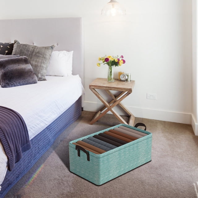 Openpig Paniers de Rangement pour Étagères, Bacs de Rangement de Garde-Robe Très Grands avec Cadre en Métal, Contenants de Rangement pour l'Organisation