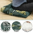 thumbnail image 5 of Colorful Exotic Floor Cushion&nbsp;– 22x22 Inch Large Pillow, Dutch Velvet, Vibrant Tropical Print (Island-Inspired Decor), 5 of 7