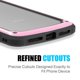thumbnail image 5 of ZERODAMGE DUALCASE FRAME & CLEAR ACRYLIC BACKPLATE FOR IPHONE XSMAX PINK LUXMO No, 5 of 12