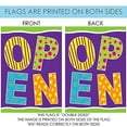 thumbnail image 3 of Toland Home Garden Purple Open 28 x 40 Inch Decorative Colorful Business Sign Double Sided House Flag, 3 of 6
