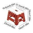 thumbnail image 3 of Gumesh Folding Lightweight Stool - Opens Easy with One Flip - Great for Kitchen, Bathroom or Bedroom, 3 of 6
