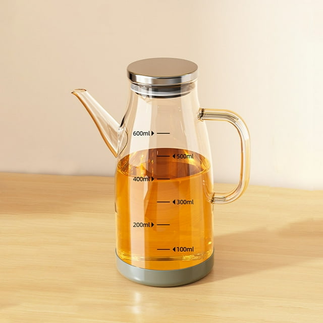 Oil Bottle For Kitchen - Precision Spout Oil Dispenser With Seamless Pouring For Cooking And Barbecue In Home Kitchen And Dining Use
