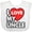 AA-White, variant on Inktastic I Love My Uncle Boys or Girls Baby Bib