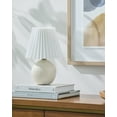 thumbnail image 4 of Livabliss Ferez Modern Accent Table Lamp, 12-inch, Cream with White Shade, 4 of 6