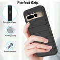 thumbnail image 4 of Asuwish Compatible with Google Pixel 7 Pro 5G Phone Case Hybrid Rugged Shockproof Hard Protective Drop Proof Full Body Heavy Duty Mobile Cell Cover for Pixel7Pro Pixel7 XL Seven 7Pro Women Men Black, 4 of 7