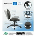 thumbnail image 4 of Boss Office Products Mid-Back Armless Office Task Chair with Casters, Black, 4 of 9