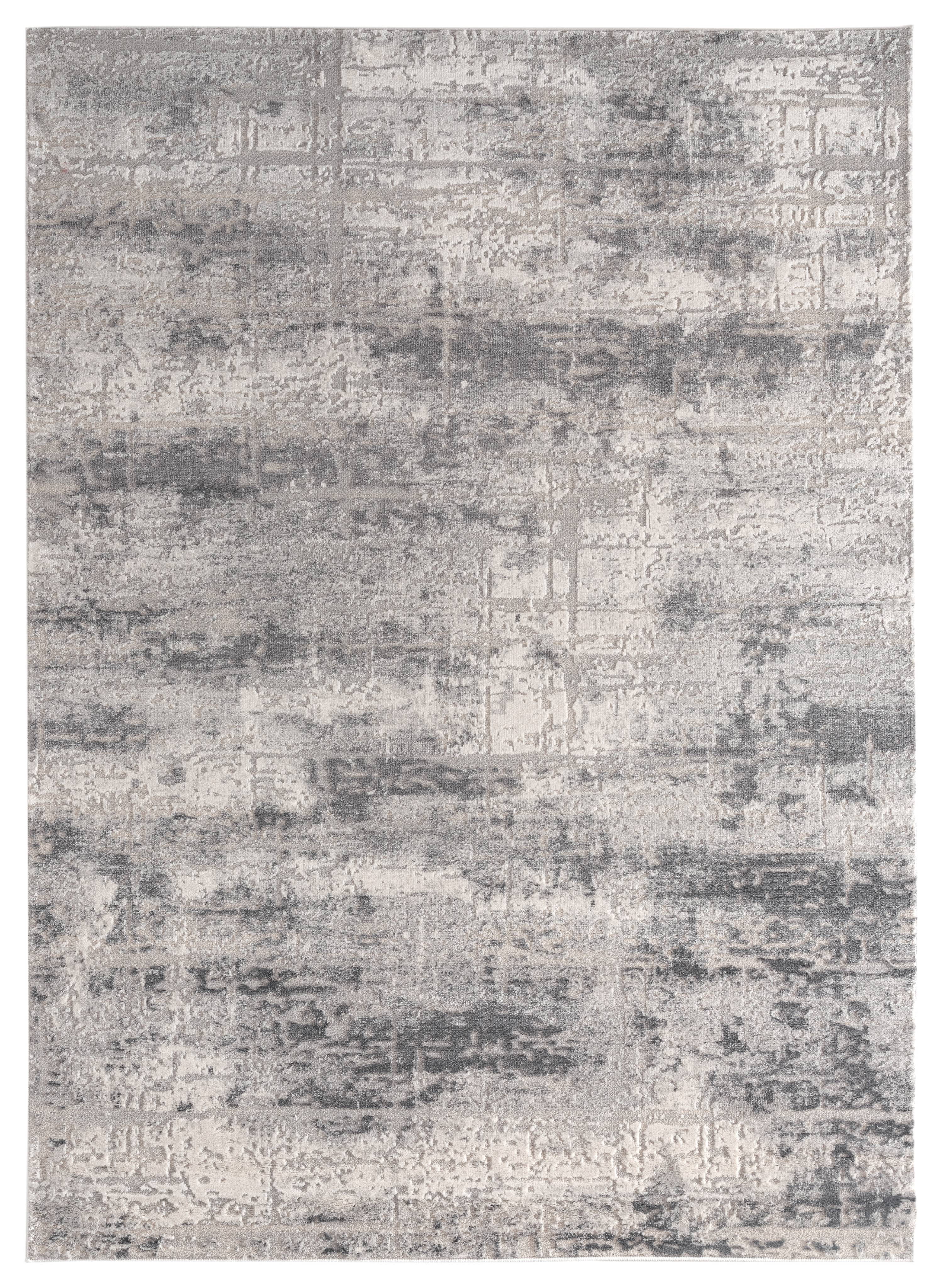 United Weavers Rasbora Pelco Contemporary Abstract Area Rug, Grey, 12'6" x 15'