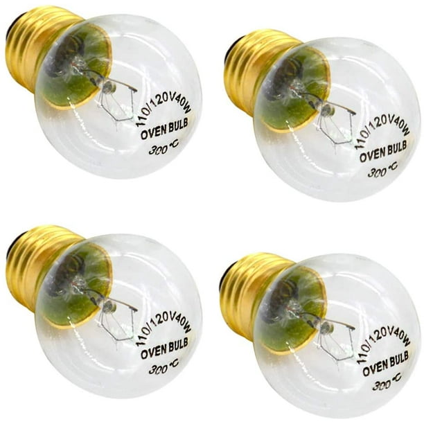 Appliance Oven Refrigerator Bulbs G45 120 Volt 40 Watt Oven Bulb