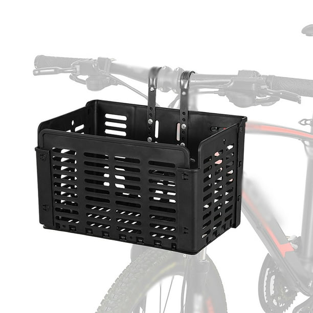 Panier de vélo Panier pliable Sac de transport pour vélo Bagages Conteneur  de vélo Étui de transport pour vélo Accessoires de vélo Guidon Sacoche  pliable 
