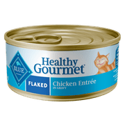 Angle View: Blue Buffalo - Healthy Gourmet Canned Cat Food Flaked Chicken Entree