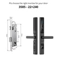 thumbnail image 1 of Waterproof Smart Door Lock Fingerprint APP Password RFID Card Keyless Digital Electronic Lock Aluminum/s Sliding ,Corrosion-Resistant, 1 of 6