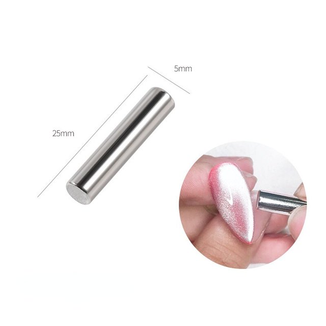 Imán cilíndrico para uñas, barniz de Gel UV, Ojo de gato, decoración artística, herramientas para diseño de manicura, 2022, 1 unidad