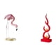 thumbnail image 1 of Estatua de resina de flamenco, escultura abstracta de fuego, adorno coleccionable, pintada a mano con detalles vívidos, ideal para oficina, dormitorio, 1 of 8