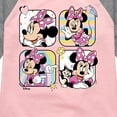 thumbnail image 3 of Disney Jr. - Grid Doodle Minnie Mouse - Girls Shirt Tail Raglan, 3 of 5