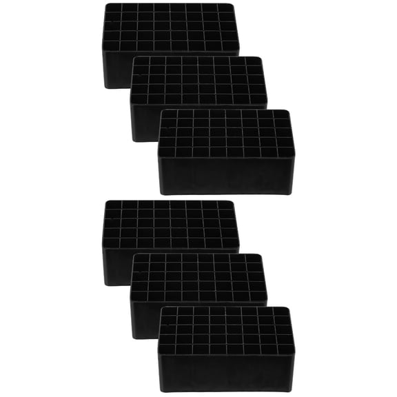 2 Count Pen Box Large Holder for Desk Bookmark Laptop Stand Organizer Office Black