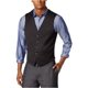 thumbnail image 1 of INC Chaleco de cinco botones sin planchar para hombre, negro, XX-Large I-N-C cinco botones, 1 of 2