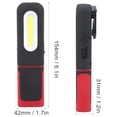 thumbnail image 3 of Luz de trabajo LED portátil, luz de trabajo magnética, luz de trabajo COB recargable por USB portátil de 5 W, ajustable, multifunción, magnética, 3 of 5