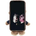 thumbnail image 2 of Compatible with iPhone 14 Pro Cute Case Lovely Plush Furry Cartoon 3D Bear Kickstand for Women and Girls Kawaii Case Soft TPU Shockproof Protective Cover for iPhone 14 Pro, Brown, 2 of 7