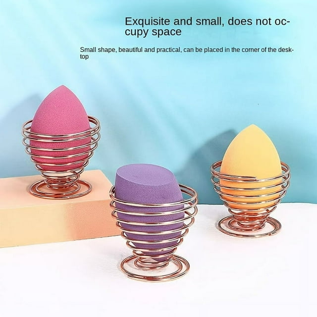 MesaSe Beauty Sponge Holder Makeup Egg Storage Rack Powder Puff Display Stand Makeup Sponge Organizer Makeup Sponge Drying Stand