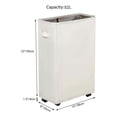 thumbnail image 2 of Cesto para ropa sucia ZERO JET LAG Slim Rolling 52 L Storage Beige, 2 of 7