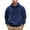 #0112-Navy, variant on Betivan Mens Hoodie Fuzzy Sherpa Pullover Sweatshirts Loose Cozy Pocket Long Sleeve Winter Warm Hooded Outwear