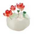 thumbnail image 4 of Lámpara de mesa con luz de flores, centros de mesa creativos minimalistas, hechos a mano para aniversario, luz nocturna de loto interior de 5,5 cm, 4 of 9
