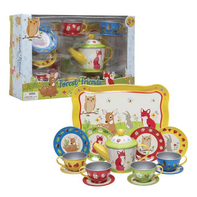 Schylling Set de Hora Del Té de Amigos Del Bosque