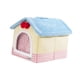thumbnail image 4 of Cama para gatos acogedora con base antideslizante, caseta tipo tienda de campaña para perros y gatos. SG, 4 of 8