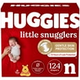 thumbnail image 3 of Huggies Little Snugglers Baby Diapers, Size Newborn (up to 10 lbs), 124 Ct (Select for More), 3 of 18