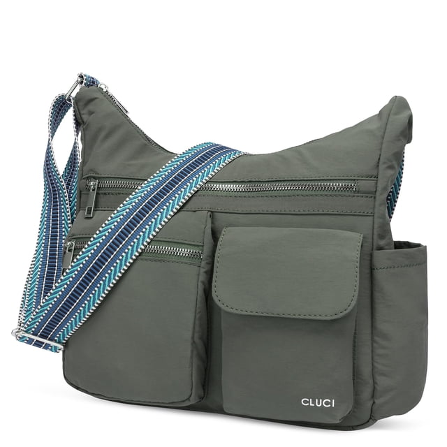 Bandolera CLUCI de nylon impermeable para mujer