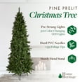 thumbnail image 5 of Home Heritage Cascade Quick Set 9' 500 LED Prelit Artificial Christmas Tree, 5 of 12