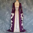 thumbnail image 5 of Renaissance Costume Women Corset Dress Medieval Maxi Dresses, Ren Faire Dress for Halloween and Cosplay, 5 of 5